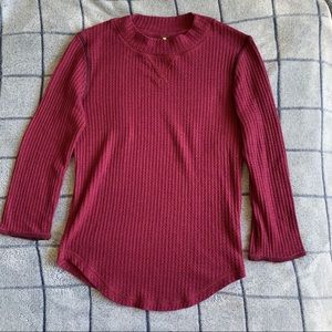 Free People thermal shirt